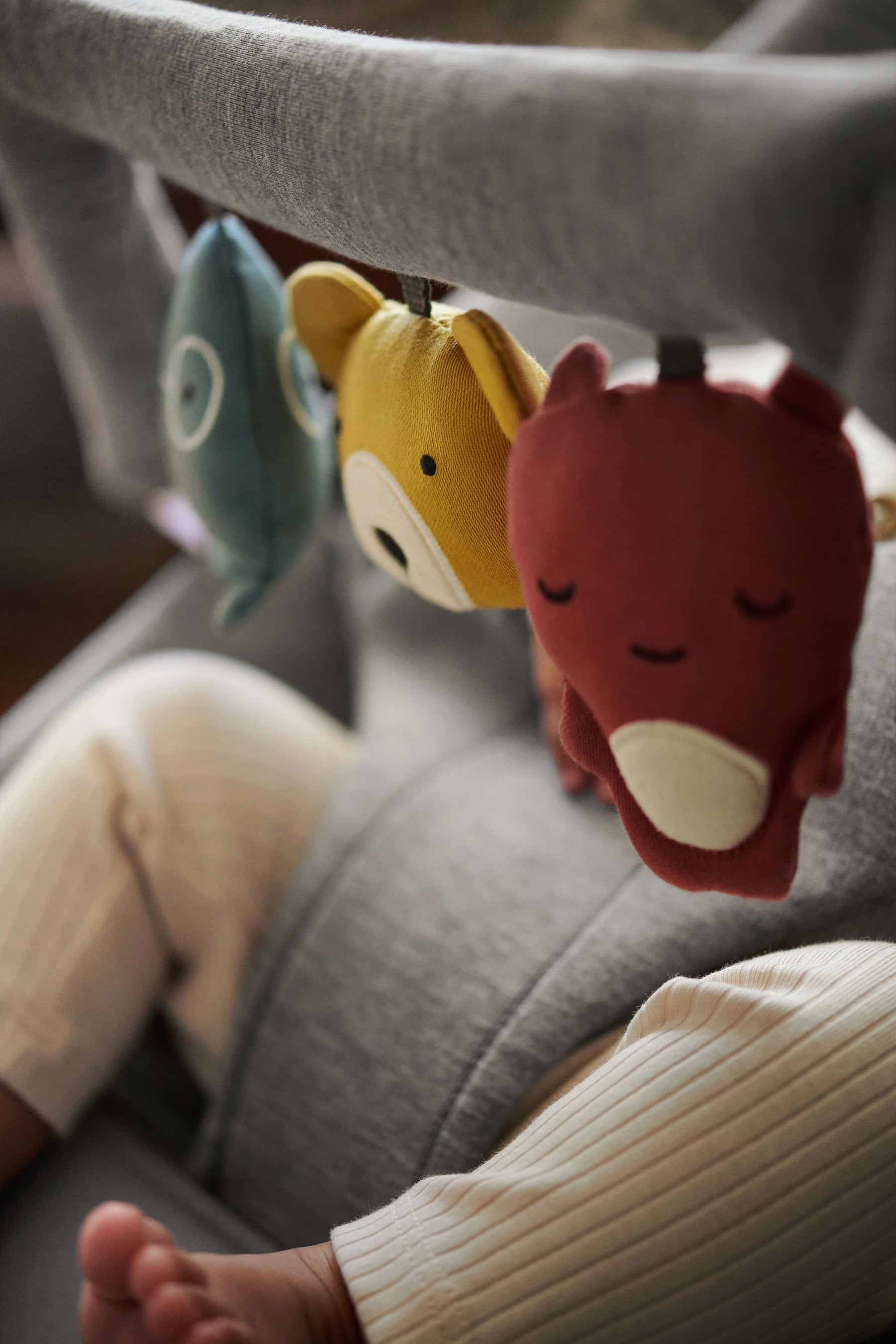 Image of Baby Bjorn Toy for Bouncer – Soft friends